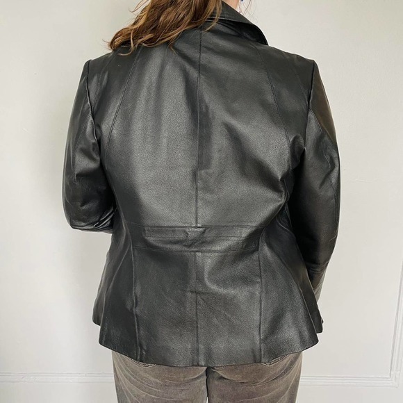 East 5th‎ Leather Jacket Blazer - Picture 4 of 4